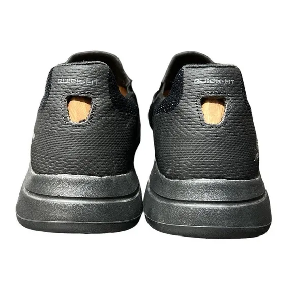 Skechers Air Cooled Goga Mat Go Walk Black‎ Quick Fit Slip On Shoe Size 10