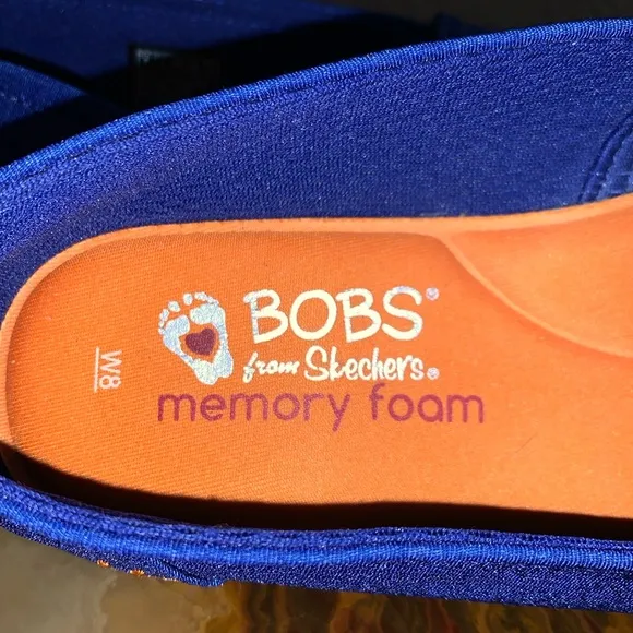 SKECHERS ‘BOBs FOR DOGS’ blue canvas flats. Wait—that’s YOUR lab’s face! 8 EUC
