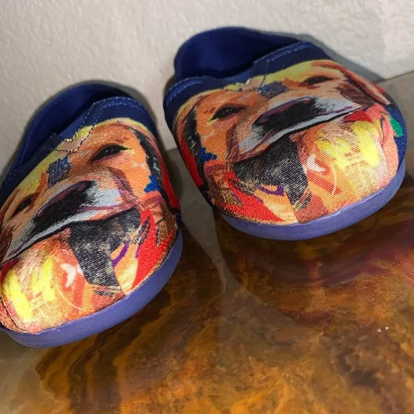 SKECHERS ‘BOBs FOR DOGS’ blue canvas flats. Wait—that’s YOUR lab’s face! 8 EUC