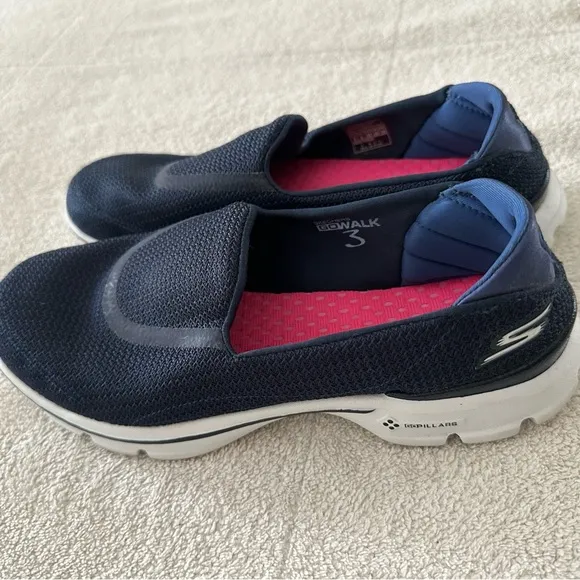 Skechers Go Walk 3 Comfort Slip-On Navy Blue Size 9
