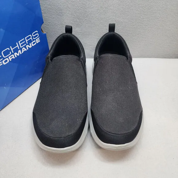Skechers Go Walk Evolution Ultra Ramble Men's Black Slip On Sneakers size 9.5