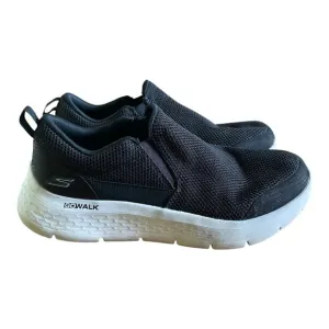 Skechers Go Walk Flex Impeccable II Black Mens Slip On Sneakers Size 11