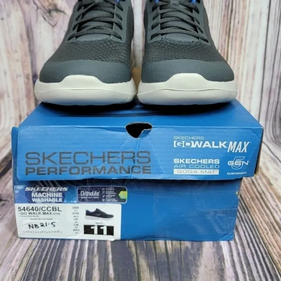 SKECHERS Go Walk Max Otis Gray Men's Sneakers
