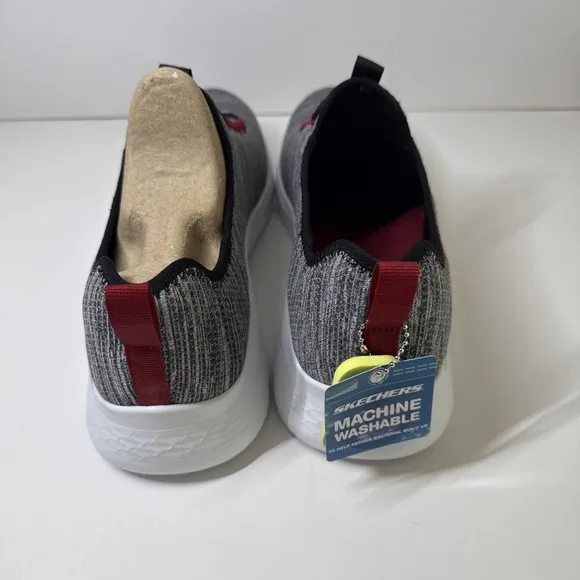 Skechers Go Walk Men's 13 Shoes Sneakers Flex Ultra Gray Black No Tie NWT