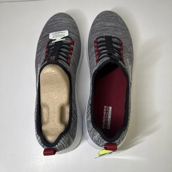 Skechers Go Walk Men's 13 Shoes Sneakers Flex Ultra Gray Black No Tie NWT