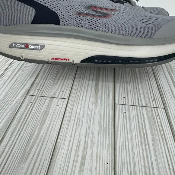 Skechers Go walk workout walker air cooled arch fit gray sneakers shoes  8.5