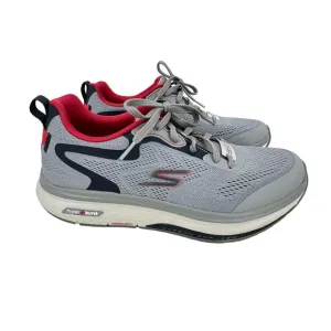 Skechers Go walk workout walker air cooled arch fit gray sneakers shoes  8.5