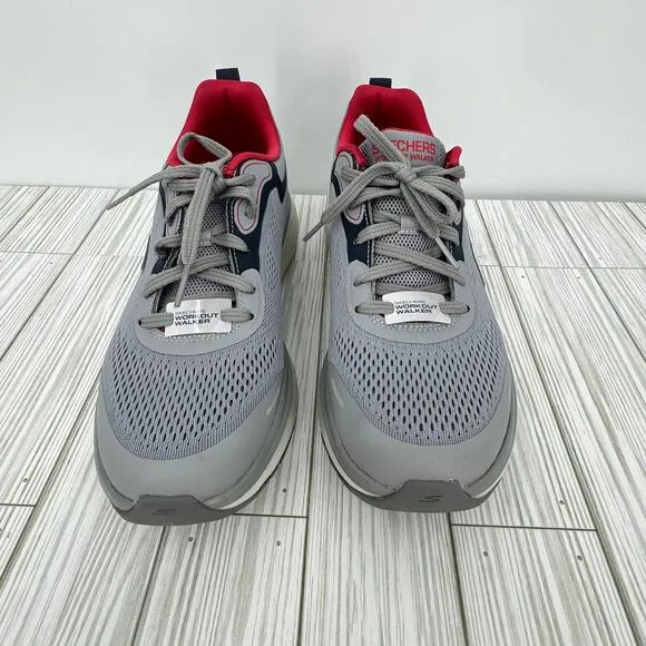 Skechers Go walk workout walker air cooled arch fit gray sneakers shoes  8.5