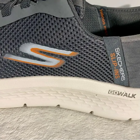 Skechers Gray Go Walk Hands Free Slip-Ins Sneakers Men’s Size 10