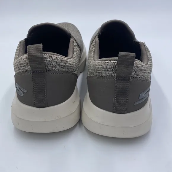Skechers mens 8.5 ultra go go walk taupe gray slip on shoes sneakers