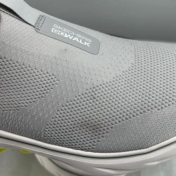Skechers Shoes Mens 9.5 WW Extra Wide Slip-ins Gray Go Walk Sneakers Casual