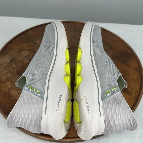 Skechers Shoes Mens 9.5 WW Extra Wide Slip-ins Gray Go Walk Sneakers Casual