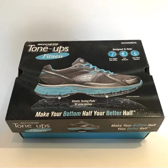 Skechers Tone Up Sneakers for Legs, Calves, Butt ( DVD, manual, extra laces)