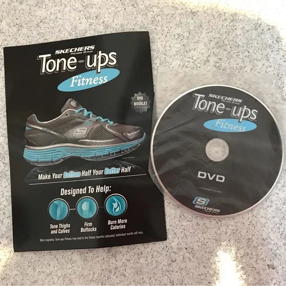 Skechers Tone Up Sneakers for Legs, Calves, Butt ( DVD, manual, extra laces)