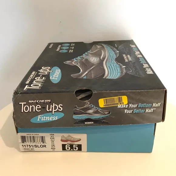 Skechers Tone Up Sneakers for Legs, Calves, Butt ( DVD, manual, extra laces)