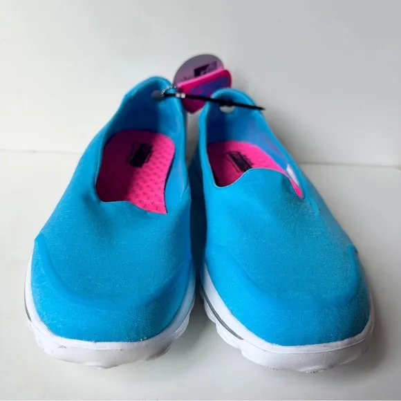 Skechers Women's Go Walk 2 Go Ga Mat Slip On Activewear Sneaker Blue Size8