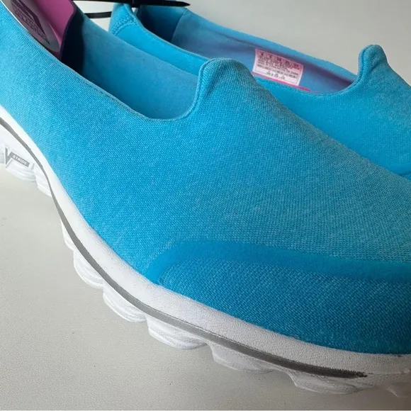 Skechers Women's Go Walk 2 Go Ga Mat Slip On Activewear Sneaker Blue Size8