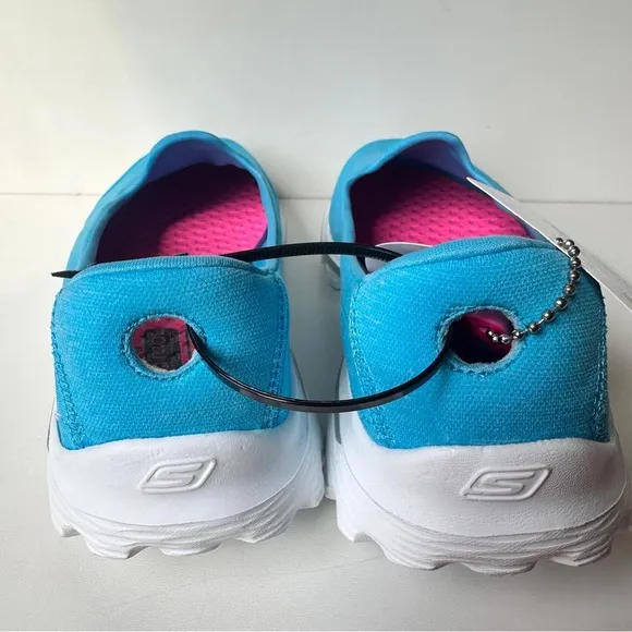 Skechers Women's Go Walk 2 Go Ga Mat Slip On Activewear Sneaker Blue Size8