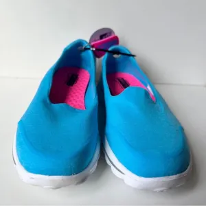 Skechers Women's Go Walk 2 Go Ga Mat Slip On Activewear Sneaker Blue Size8