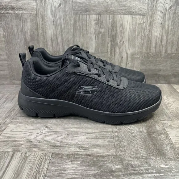 Skechers Work Relaxed Fit Ultra Flex Men's size 11 Triple Black Shoes