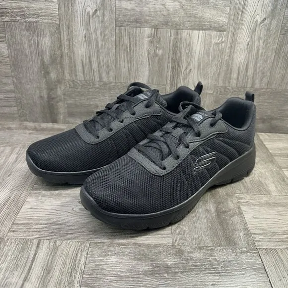 Skechers Work Relaxed Fit Ultra Flex Men's size 11 Triple Black Shoes
