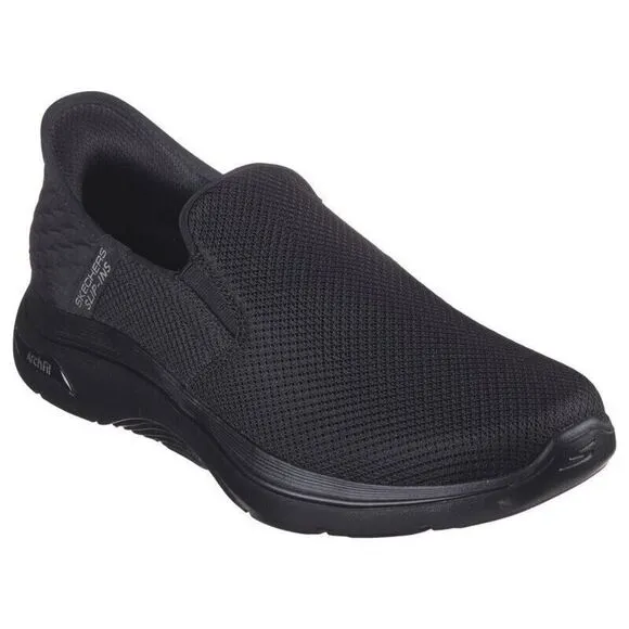 Skechers Slip-Ins: Go Walk Arch Fit 2.0 Sneakers Mens US 9.5 Black Shoes ZPO1806