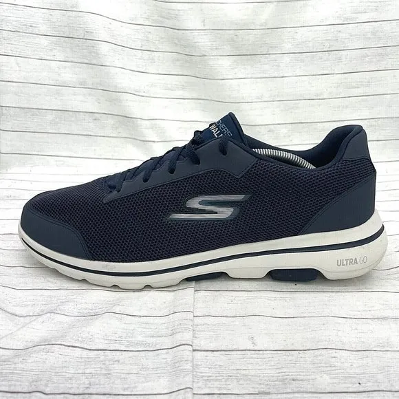 Sketchers Mens Sz US 13 Performance 55519/NVBL Go Walk 5 Demitasse Sneakers Shoe
