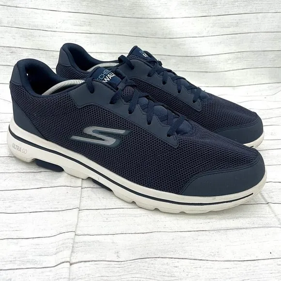 Sketchers Mens Sz US 13 Performance 55519/NVBL Go Walk 5 Demitasse Sneakers Shoe