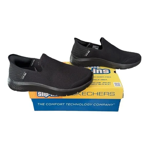 Sketchers Slip-ins Go Walk Flex Memory Foam Black Sneakers Size 11 Extra Wide