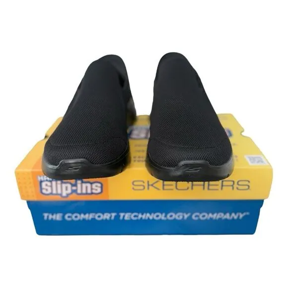 Sketchers Slip-ins Go Walk Flex Memory Foam Black Sneakers Size 11 Extra Wide