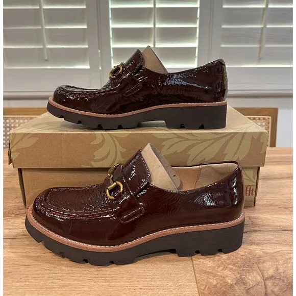 Sofft Women's Prewitt Loafers Burgundy Leather Size 7 NIB Classy Casual Timeless