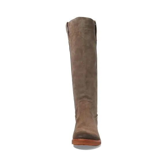 Sofft Womens Samantha II Tall Boots Size 11M Dark Taupe Grey Suede Leather NIB