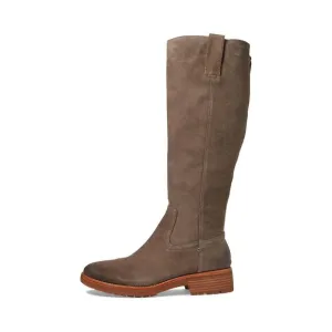 Sofft Womens Samantha II Tall Boots Size 11M Dark Taupe Grey Suede Leather NIB