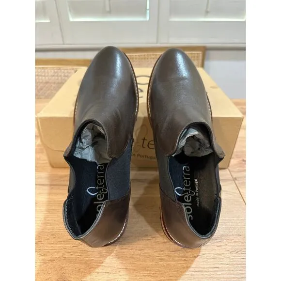 Sole Terra Women's Canyon Chelsea Boot Hickory Brown Size 40 EU 9 US NIB