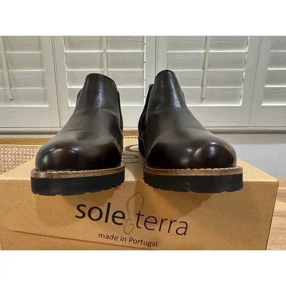 Sole Terra Women's Canyon Chelsea Boot Hickory Brown Size 40 EU 9 US NIB
