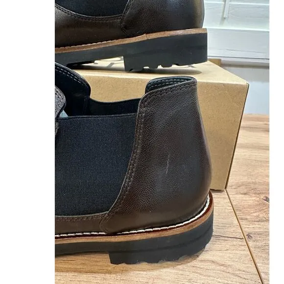 Sole Terra Women's Canyon Chelsea Boot Hickory Brown Size 40 EU 9 US NIB