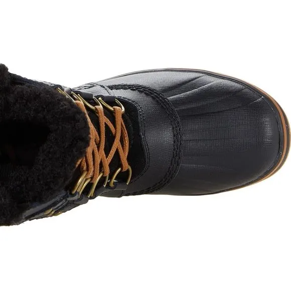 Sorel $190 Tofino II Black/Gum 10 Tall Waterproof Boots Sz 9 NIB!