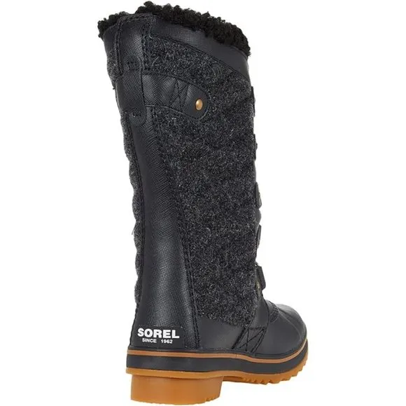 Sorel $190 Tofino II Black/Gum 10 Tall Waterproof Boots Sz 9 NIB!