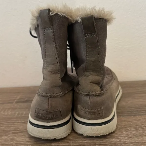 Sorel Cozy Joan Boots, Quarry/Black, Size 11