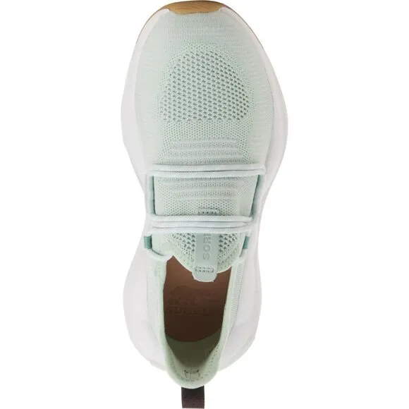 SOREL Explorer Defy Low Sneaker In Sea Sprite Green and White  2S9