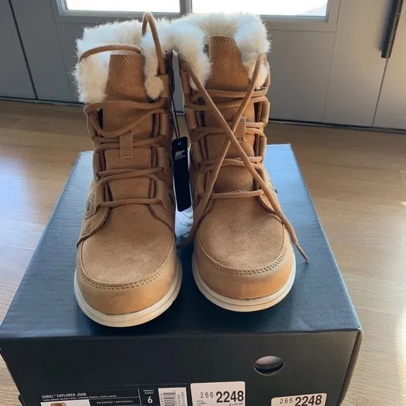 Sorel Explorer Lace-Up Waterproof Suede Boots