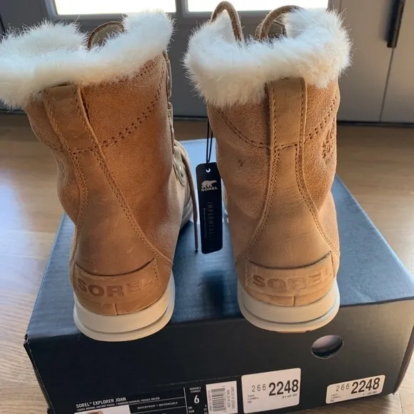 Sorel Explorer Lace-Up Waterproof Suede Boots