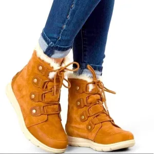 Sorel Explorer Lace-Up Waterproof Suede Boots