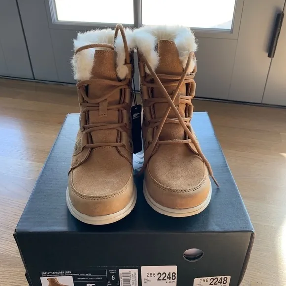 Sorel Explorer Lace-Up Waterproof Suede Boots
