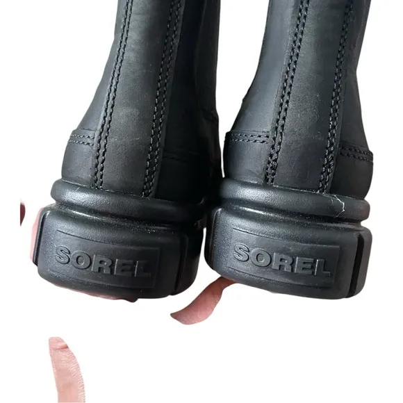 Sorel Explorer STRT Chelsea Waterproof Boots Black Size 8.5 NWT