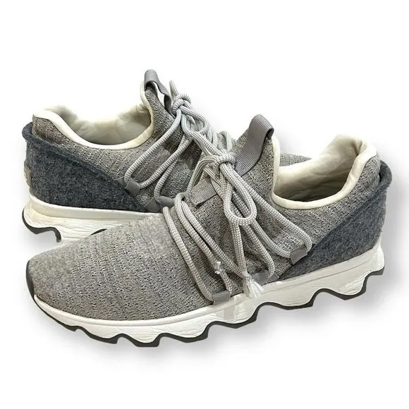 SOREL Kinetic Lace Gradient Shoes in Dove Grey Size 9