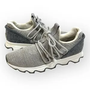 SOREL Kinetic Lace Gradient Shoes in Dove Grey Size 9