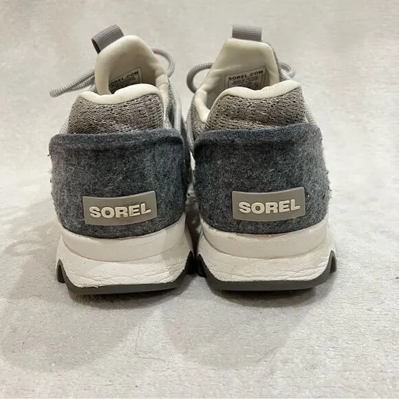 SOREL Kinetic Lace Gradient Shoes in Dove Grey Size 9