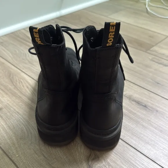 SOREL Men's Hi Line Lace Black Boots size 11
