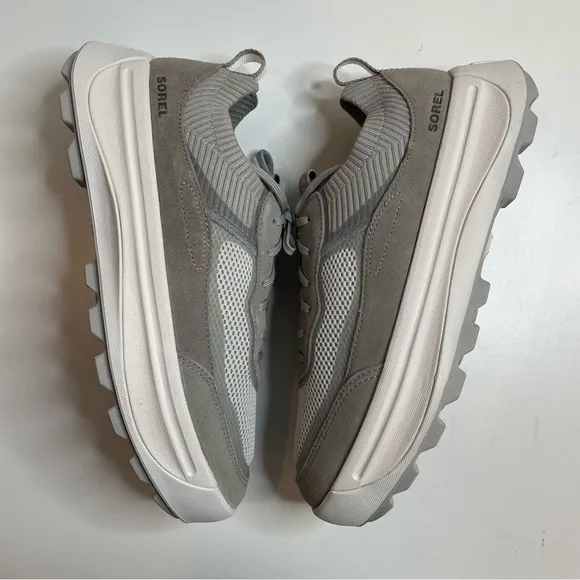 Sorel Ona 503 Knit Low Top Sneakers Moonstone Dove Womens 10.5 NEW